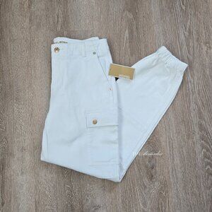 Michael Kors Cotton Utility Cargo Pants Size 2 New With Tags 99%Cotton MSRP $225